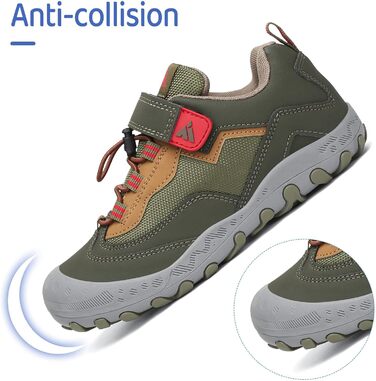 Дитячі трекінгові кросівки Mishansha для активного відпочинку: легкі, зручні, зелені (37 EU)