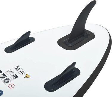 Набір надувна SUP-дошка для серфінгу vidaXL з веслом