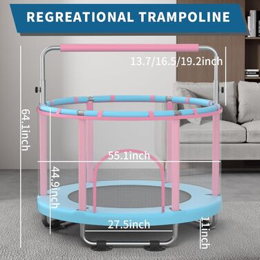 Батут для відпочинку Freizeit-Trampoline, для дому та вулиці