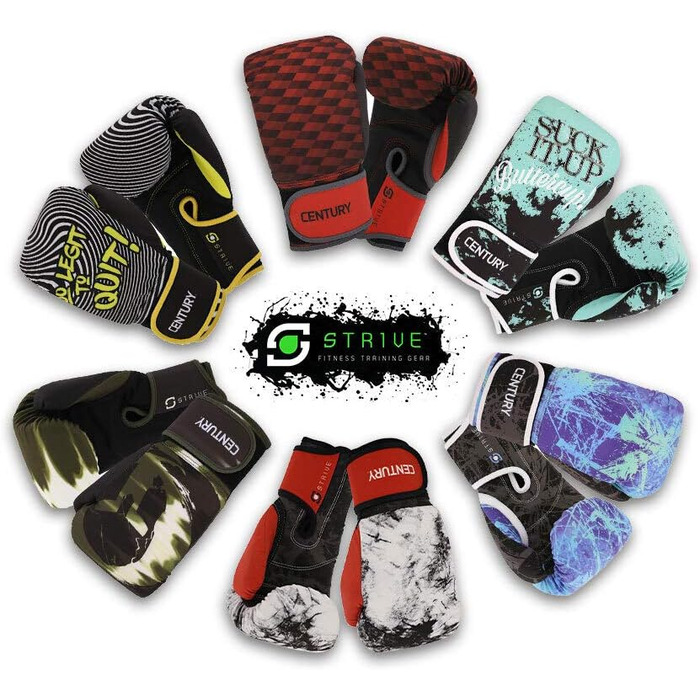 Боксерські рукавички Century Strive 10oz, унісекс, для кікбоксингу та фітнесу, прані, синтетика