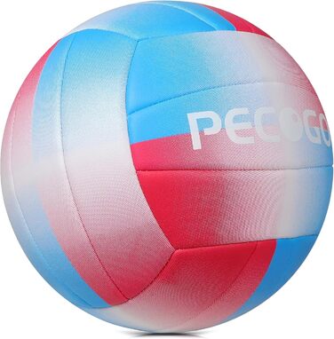 Волейбольний м'яч PECOGO розмір 5 з PU шкіри, для залу та вулиці, ідеальний для тренувань та гри, підходить для початківців, підлітків та дорослих