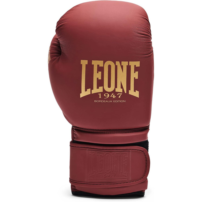 Боксерські рукавички LEONE 1947 Bordeaux Edition, 12 унцій, для дорослих, бордові