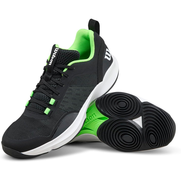 Чоловічі кросівки для падел-тенісу Wilson Hurakn Pro V2, 46 EU, чорні