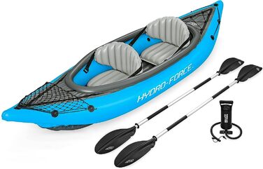 Надувний каяк Bestway Hydro-Force Cove Champion X2, 331x88x45 см, комплект з веслами і насосом