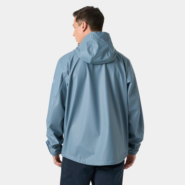 Чоловіча водонепроникна куртка-дождовик Helly Hansen Essential жовтого кольору (S, Navy)