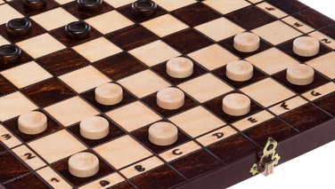 Набір 3-в-1: Шахи, Нарди, Триктрак (35 см) Chesscheck