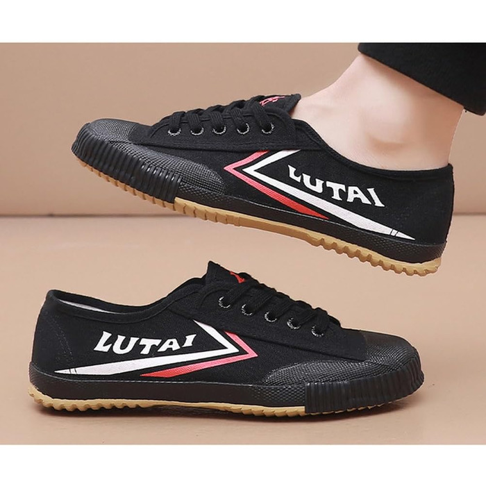 Чоловічі тапочки для бойових мистецтв Kung Fu, легкі, традиційні, з антиковзким покриттям, чорні, 43 EU