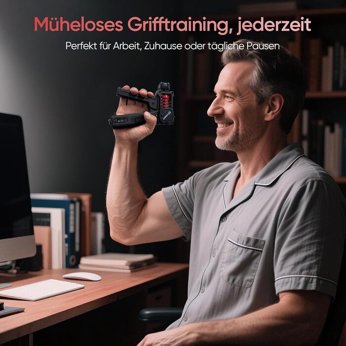 FitBeast Griffkrafttrainer 30–130LB з лічильником – регульований тренажер для рук чоловіків з великими руками, ергономічна ручка, тренування вдома та в офісі