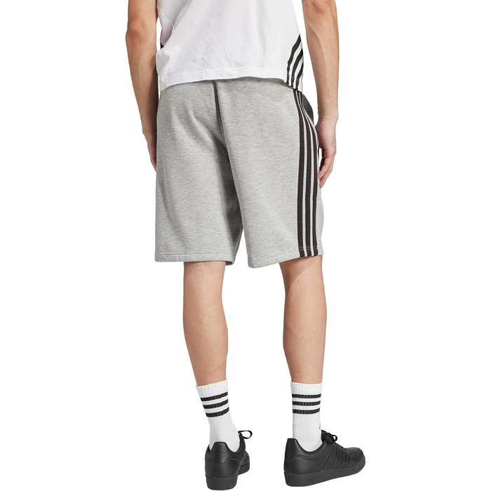 Чоловічі повсякденні шорти adidas Essentias French Terry 3-Stripes, темно-сірі (XS)