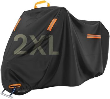 Накладна ковдра для мотоцикла Motorrad 420D, водонепроникна, захист від УФ, пилу та вітру, 295x110x140 см (2XL)