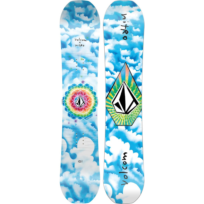 Дитяча сноуборд-дошка Nitro Ripper X Volcom B 121 см, унісекс, мультиколір