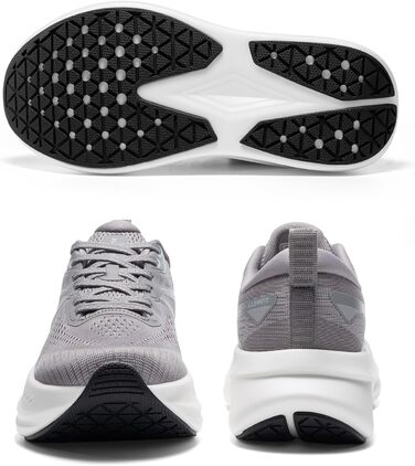 Жіночі кросівки Allswifit для бігу та фітнесу: легкі, амортизуючі, з антиковзким протектором, сірі (41 EU)