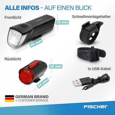 Фаришру LED акумуляторний задній ліхтар для велосипеда, велосипедна підсвітка, перезаряджається, захист IPX4, чорний, акумуляторний задній ліхтар TWIN (акумуляторний задній ліхтар TWIN 2.0)