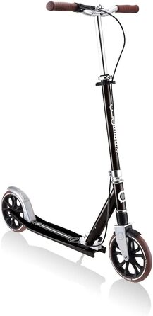 Самокат GLOBBER NL 205 Deluxe, 205 мм, ABEC 7, ручне гальмо, регульований, амортизація, складаний, чорний