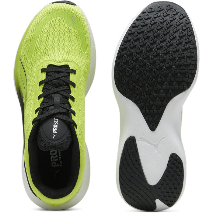 Кросівки Puma Scend Pro для бігу по асфальту, унісекс, 44 EU, Лайм/Чорний