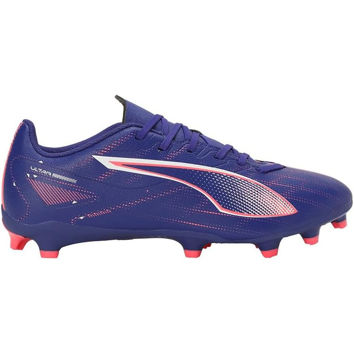 Кросівки футбольні PUMA Ultra 5 Play FG/AG, 47 EU, Lapis Lazuli/Puma White/Sunset Glow