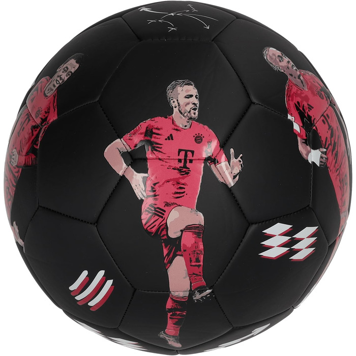 Футбольний м'яч FC Bayern München 2024-25, чорний, розмір 5
