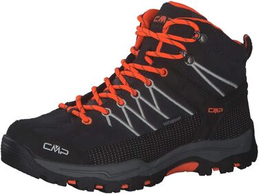 Дитячі трекінгові черевики CMP Rigel Mid Antracite-Flash Orange, розмір 40