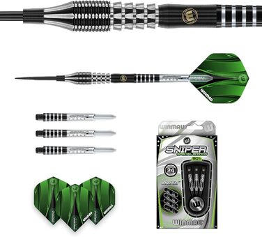 Дротики для дартсу WINMAU Sniper S.E. V1 90%, сталь, 24 г
