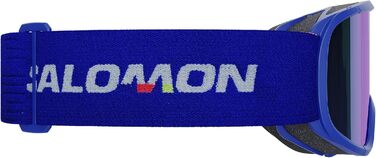 Дитячі сонцезахисні окуляри Salomon Lumi для катання на лижах та сноуборді, чорні, універсальний розмір (RACE BLUE)