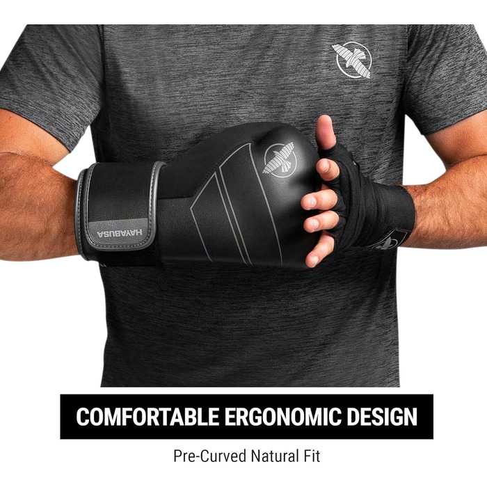 Боксерські рукавички Hayabusa S4 для чоловіків та жінок, шкіряні, 12 oz, чорні