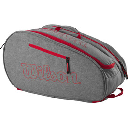 Сумка Wilson 56x29x31 см, сіро-червона, спортивна