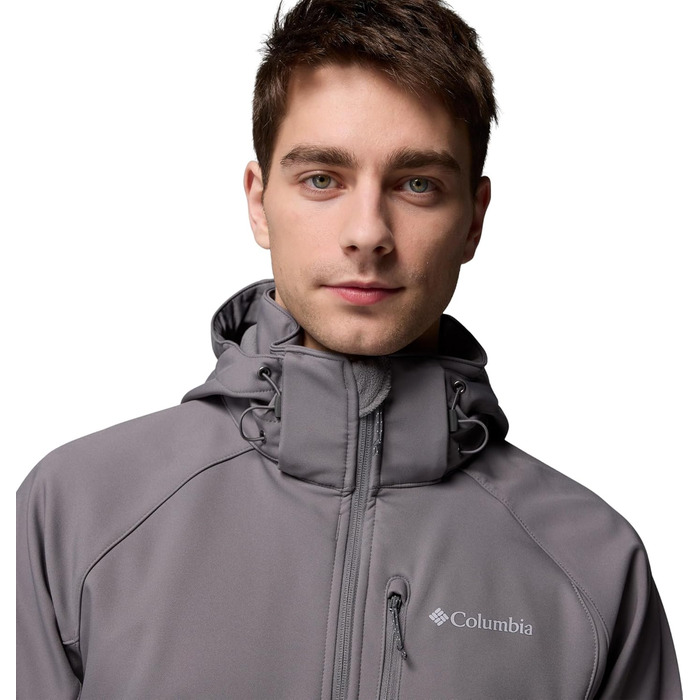 Чоловіча софтшелл куртка Columbia Cascade Ridge III, колір City Grey, розмір XL