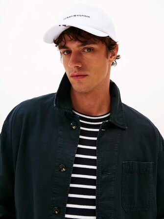 Чоловічий ремінь Tommy Hilfiger, синій (Th Optic White)