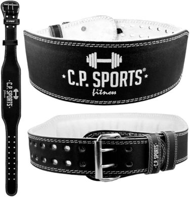 Шкіряний пояс для важкої атлетики C.P.Sports XL/XXL — бодібілдинг, тренування, чоловічий, жіночий