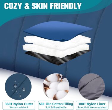 Спальний мішок Redcamp для дітей 175x65 см, мумієвидний, 3-сезонний, для кемпінгу та відпочинку на природі (рожевий/темно-синій)