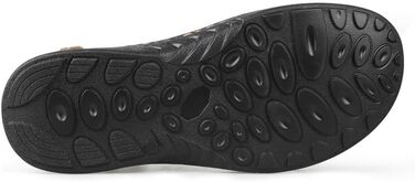 Чоловічі сандалії з натуральної шкіри для активного відпочинку та трекінгу. Легкі літні сандалії на підошві, коричневі, 45 EU