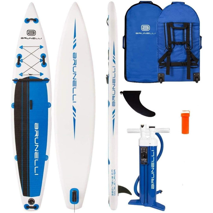 Надувна SUP-дошка Brunelli 12.6 Premium Touring, двошарова, 381 см