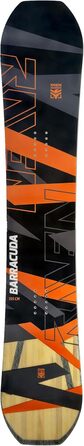 Сноуборд-сет Raven: сноуборд Barracuda Carbon Orange + кріплення Fastec FT360 147см + кріплення FT360 Orange M