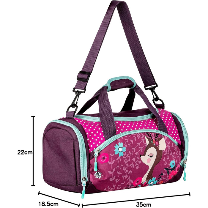 Спортивна сумка-рюкзак для дітей. Різні кольори (рожевий, фіолетовий, блакитний).