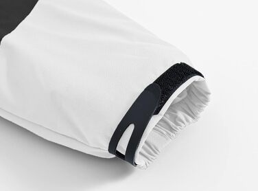 Чоловіча зимова куртка Jacken з флісовою підкладкою, водонепроникна, дихаюча, тепла, вітрозахисна Softshell з капюшоном (L, білий)