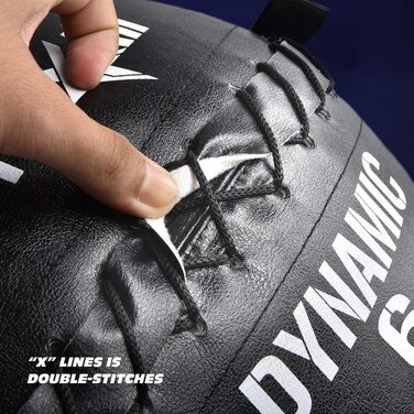 Yes4All М'яч для фітнесу з вагою, 2.7-13.6 кг, для динамічних тренувань