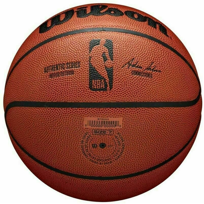 Баскетбольний м'яч Wilson NBA Authentic Indoor/Outdoor, розмір 7