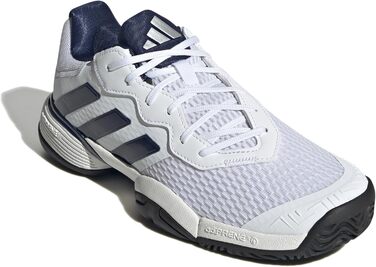 Дитячі тенісні кросівки adidas Barricade Kids 21 EU Cloud White/Dark Blue/Core Black