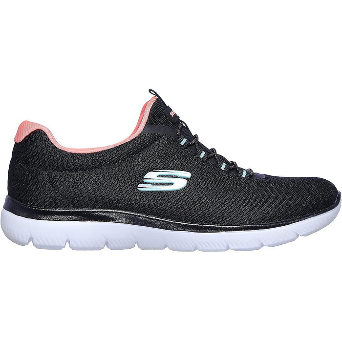 Кросівки жіночі Skechers Summits Black Mesh Pink (40 EU) - дихаючі спортивні