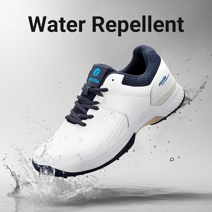 Чоловічі гольф-туфлі FitVille SpeedEx V4: широкі, зручні, дихаючі, для гольфу та спорту, розмір 40-49, сірі, білі, темно-сині