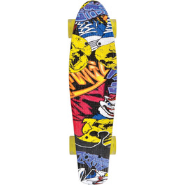 Скейтборд Schildkröt Retro Free Spirit, LED ролики, ABEC7, преміум, різні дизайни