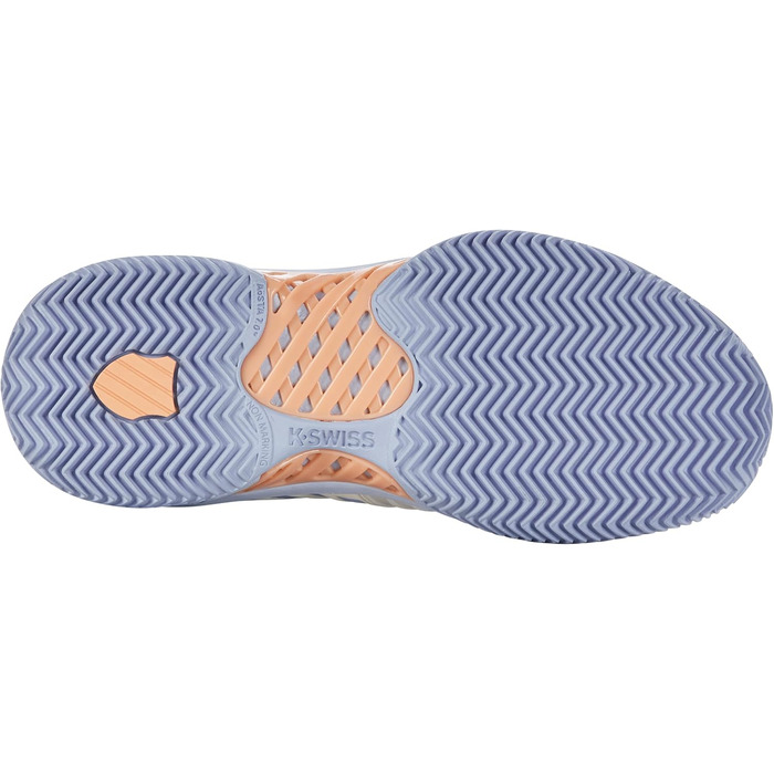 Жіноче тенісне взуття K-Swiss Express Light 3 Hb, 40 EU, білий, персиковий, сірий