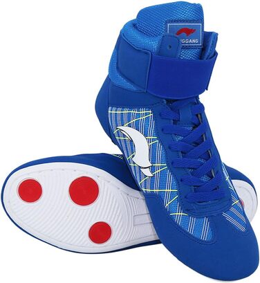 Боксерські кросівки для жінок, чоловіків та підлітків: дихаючі, легкі, з підтримкою та комфортом (41 EU, блакитні)