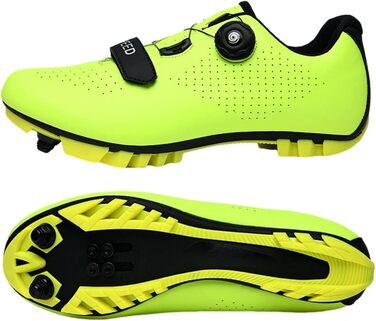 Велосипедні черевики MTB SPD для гірського велосипеда, чоловічі/жіночі/унісекс, розмір EU 36-47, з поворотним пряжкою, з болтами та шипами, дихаючі, білі.