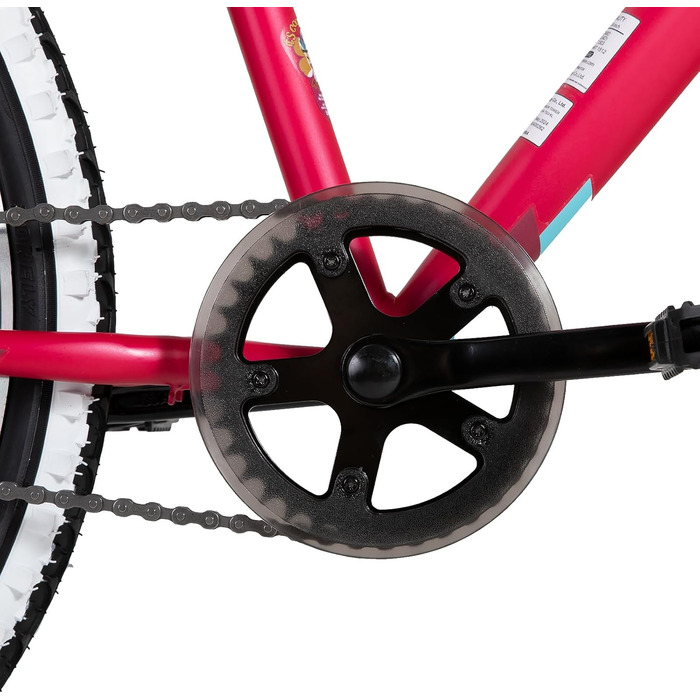 JOYSTAR Lubbock 20/24 дюймове дитяче гірське велосипед для хлопчиків та дівчаток 7-12 років (1/7 швидкостей), білобокові покришки, червоний колір
