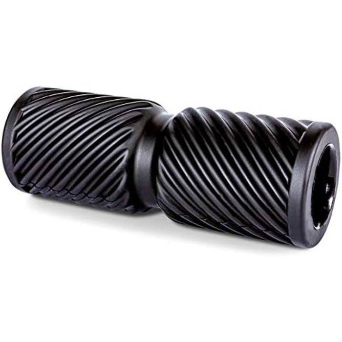 Ролик для фасцій PINOFIT Wave Pro з канавкою для хребта, масажний, для самомасажу та лікування сполучної тканини, з плакатом вправ