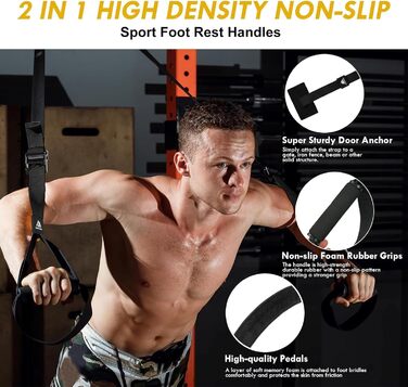 Шлінготренер Flintronic: Комплект для тренувань всього тіла вдома (Чорний)