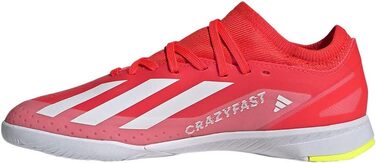 Дитячі футбольні бутси adidas X Crazyfast Messi.3 Indoor для залу, 36 2/3 EU, червоно-біло-жовті
