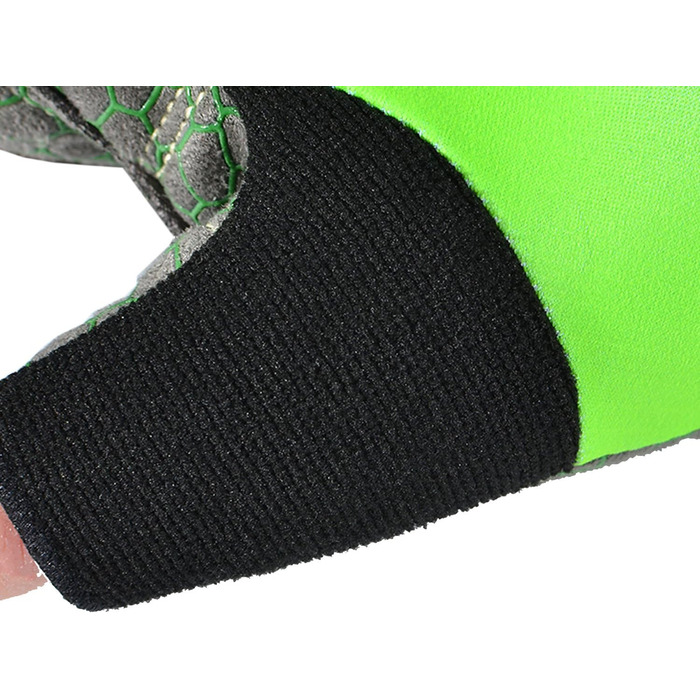 Велосипедні рукавички Radsport Kurz - короткі велорукавички для їзди по пересіченій місцевості (MTB), літні рукавички для жінок та чоловіків, білі (XXL, зелені)