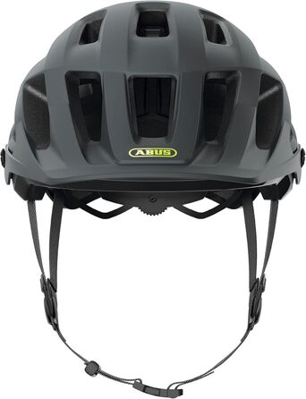 Велосипедний шолом ABUS Moventor 2.0 MIPS для MTB, сірий, універсальний, розмір L (57-61 см), захист від ударів, для гірського велосипеда